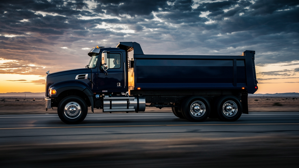 BJC Trucking Mack dump truck hauling services